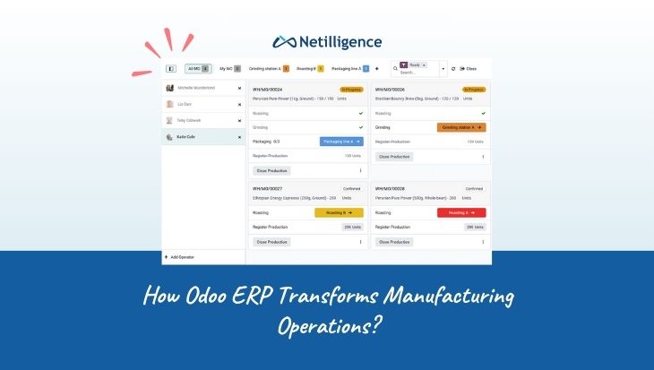 How Odoo ERP Transforms Manufacturing Operations?