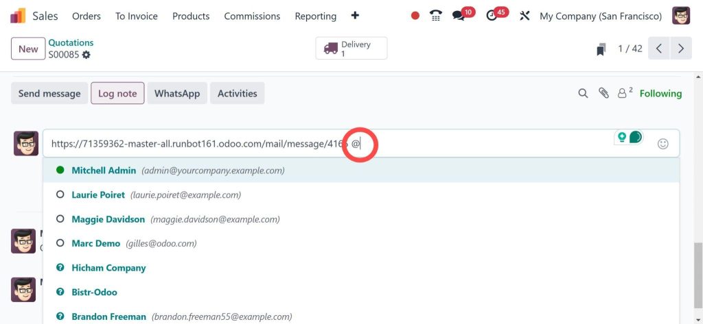 how-to-copy-message-link-in-odoo-18-chatter