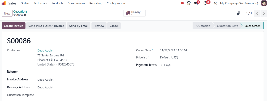 how-to-send-pro-forma-invoices-in-odoo-18-erp-to-customers