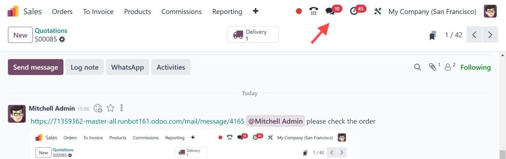 how-to-copy-message-link-in-odoo-18-chatter