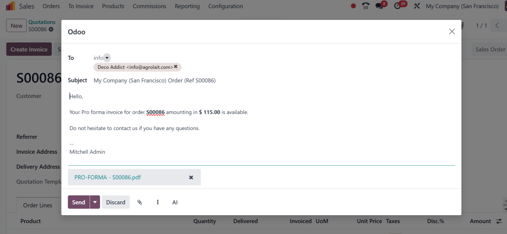 how-to-send-pro-forma-invoices-in-odoo-18-erp-to-customers